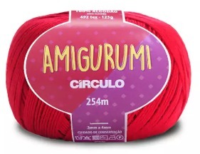 LINHA AMIGURUMI VERMELHA